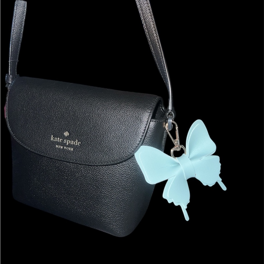 Leather Butterfly Keychain / Bag charm NIP